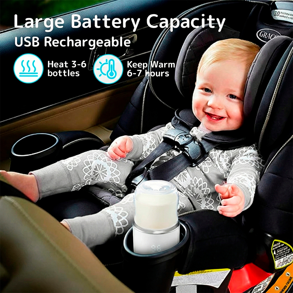 Jiffi Aquecedor De Mamadeira Portátil Bebê Viagem Rápido