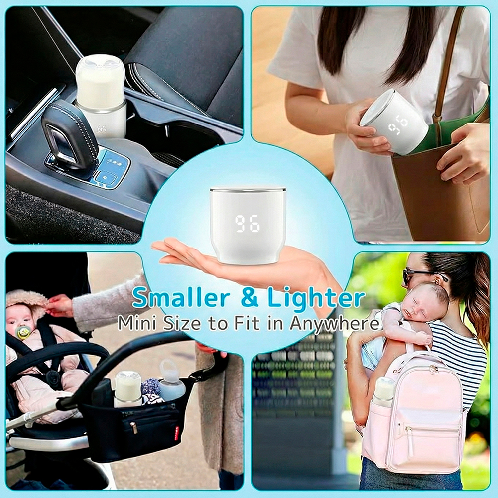 Jiffi Aquecedor De Mamadeira Portátil Bebê Viagem Rápido