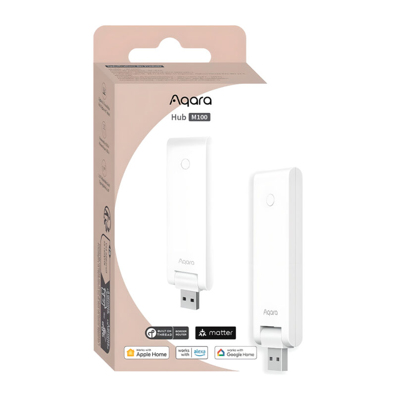 Hub Casa Inteligente Aqara M100 Matter Wi-Fi 6 Thread Zigbee