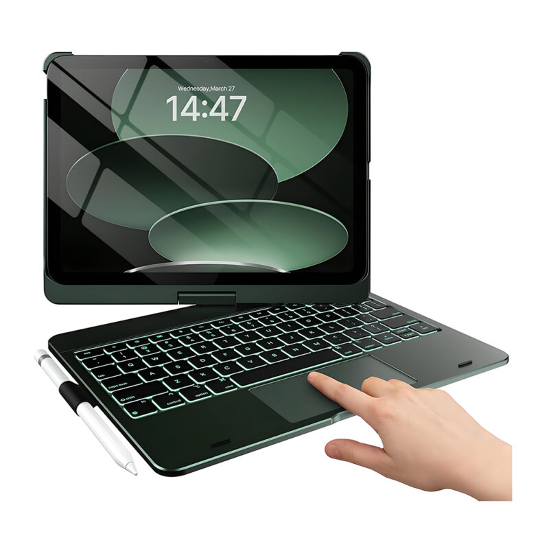 Capa Teclado iPad 10ª Geração Typecase com Trackpad Verde