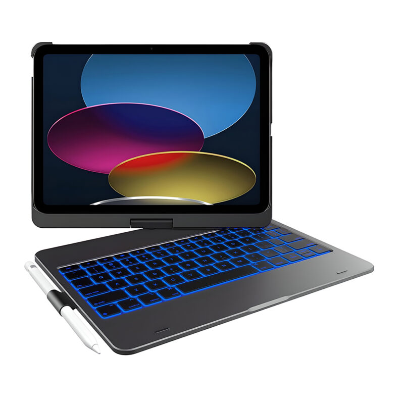 Capa Teclado iPad 10ª e 11ª Geração Typecase Flexbook Preta