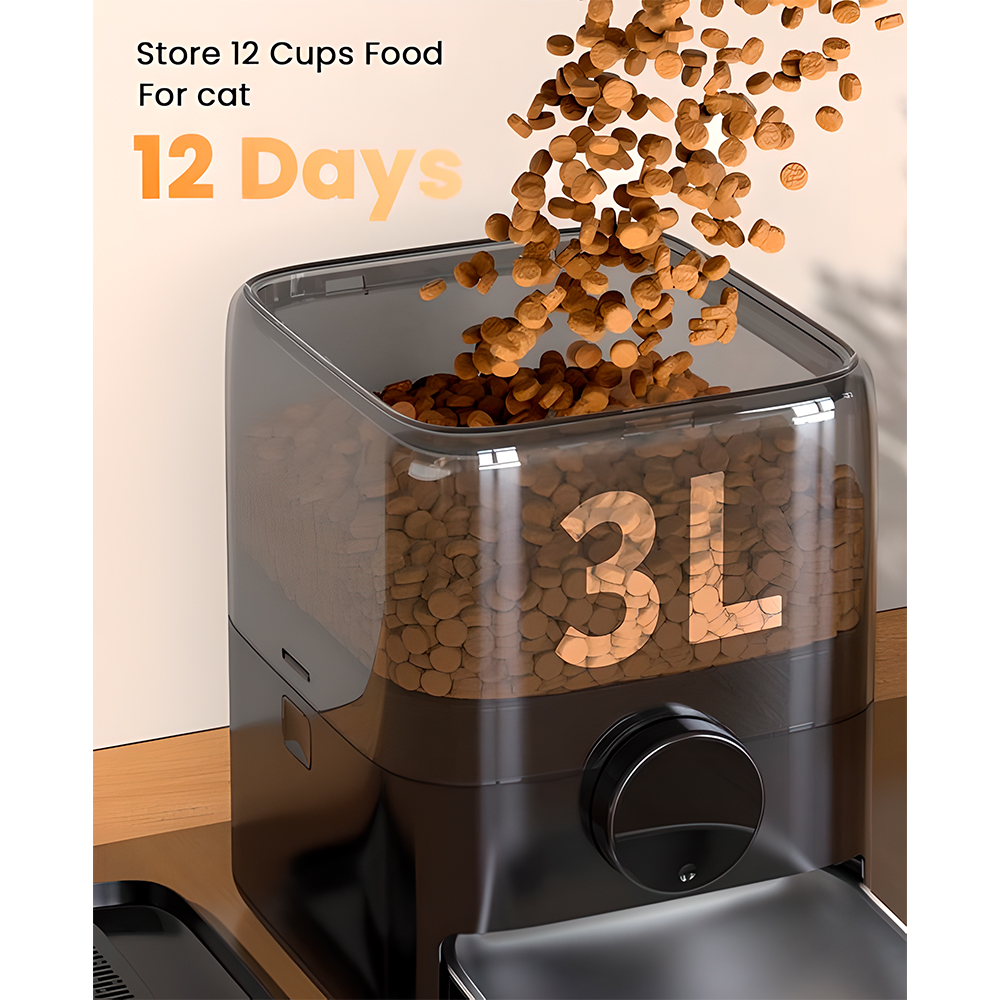 Comedouro Automático Programável 3L Oneisall p/Cães e Gatos