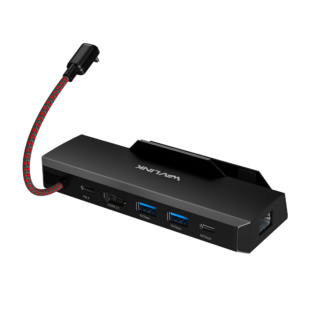 Wavlink Docking Station 6 Em 1 Steam Deck ROG Ally 4K HDMI