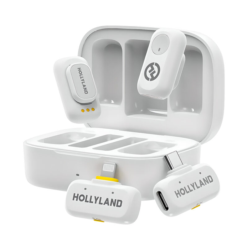 Microfone Sem Fio Hollyland LARK A1 Combo USB-C Lightning