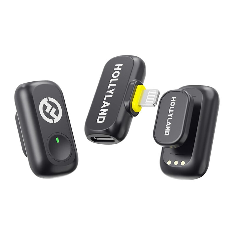 Microfone Sem Fio Hollyland Lark A1 Duo Lightning iPhone