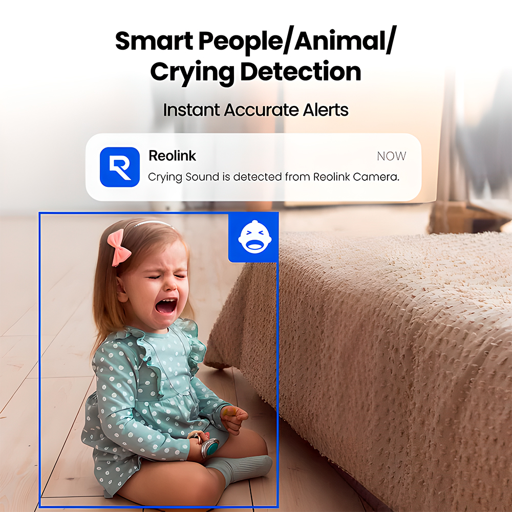 Câmera Reolink E331 Wi-Fi 5MP PTZ Interna Áudio Detecção