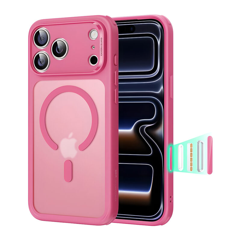 Capa ESR iPhone 17 Pro Max MagSafe Proteção Militar Rosa