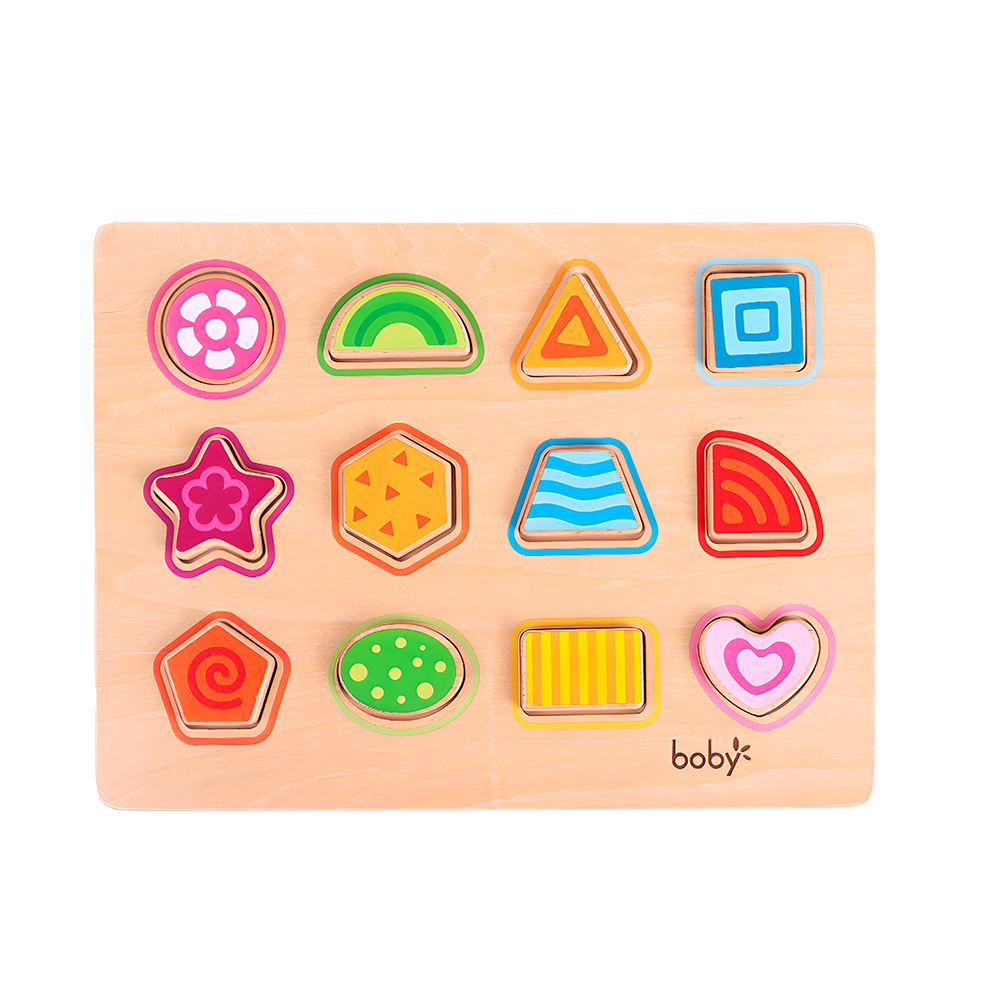 Brinquedo Educativo Boby Toys Quebra-cabeça de Madeira