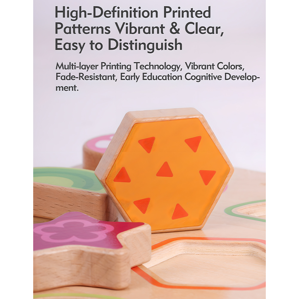 Brinquedo Educativo Boby Toys Quebra-cabeça de Madeira