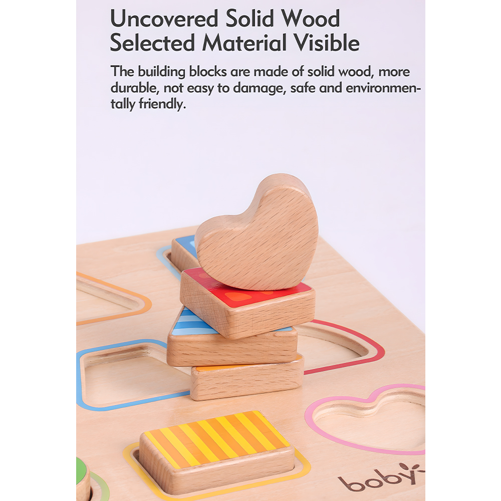 Brinquedo Educativo Boby Toys Quebra-cabeça de Madeira