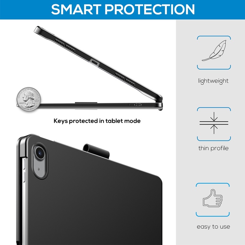 Capa Teclado Typecase para iPad 10 e 11 Geração 360 Graus