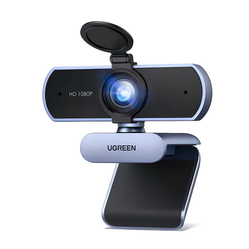 Webcam UGREEN 1080P Full HD 30FPS USB Microfone Duplo PC