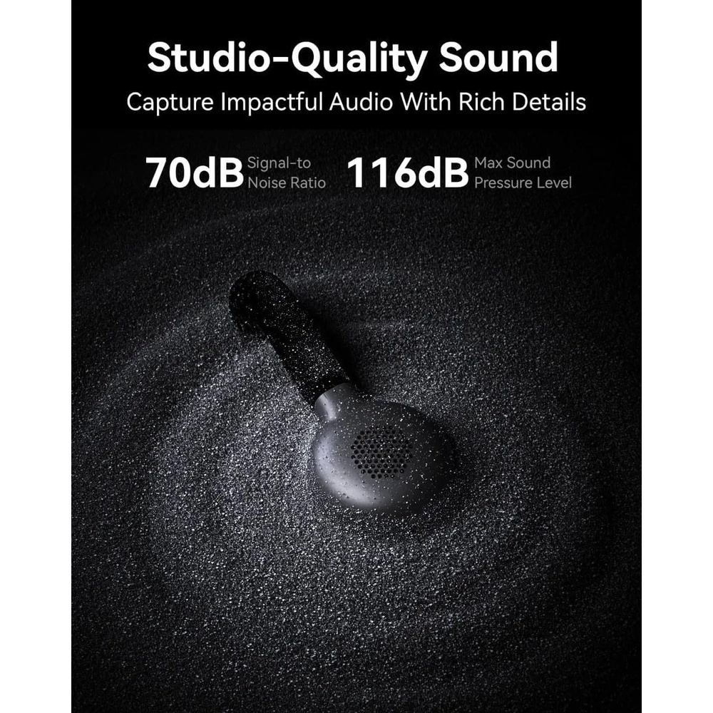 Microfone Sem Fio Hollyland LARK M2S Ultimate Combo para Câmera e Celular (USB-C/Lightning)