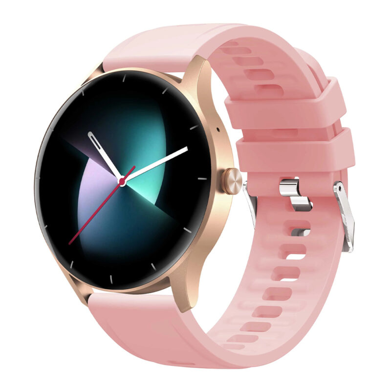 Relógio Smartwatch Peje Zw02 Chamada BT Android/Ios RosaGold