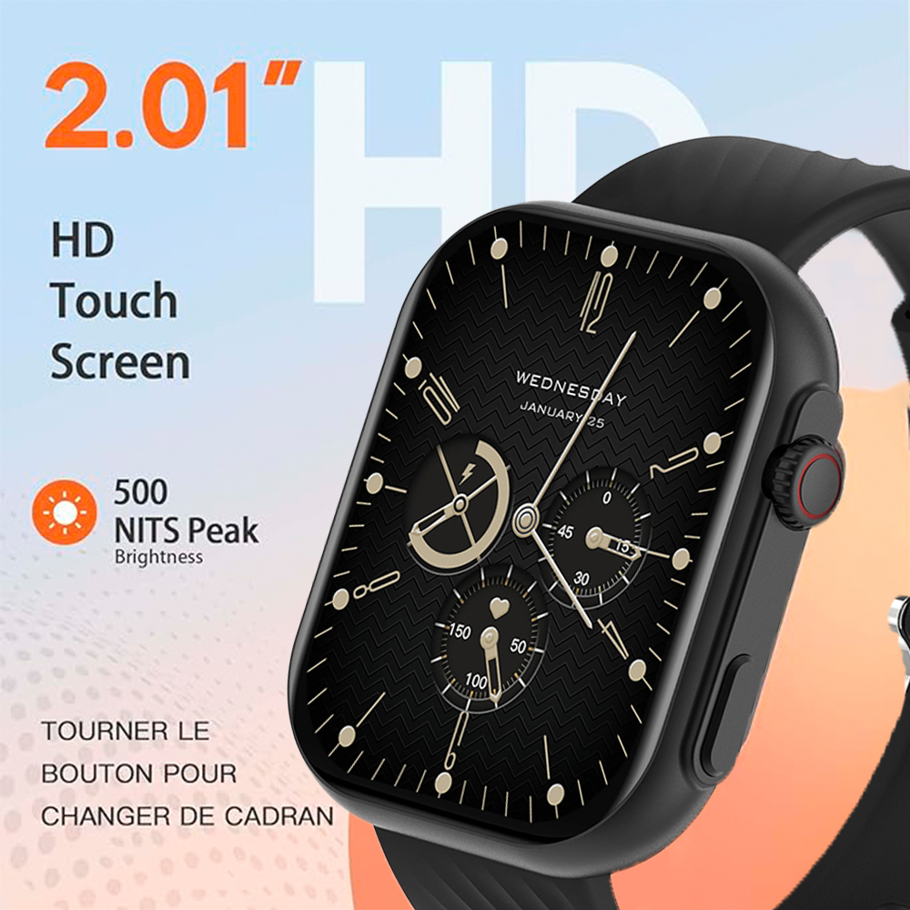 Relógio Smartwatch Peje ZL80 Bluetooth Android/Ios Preto