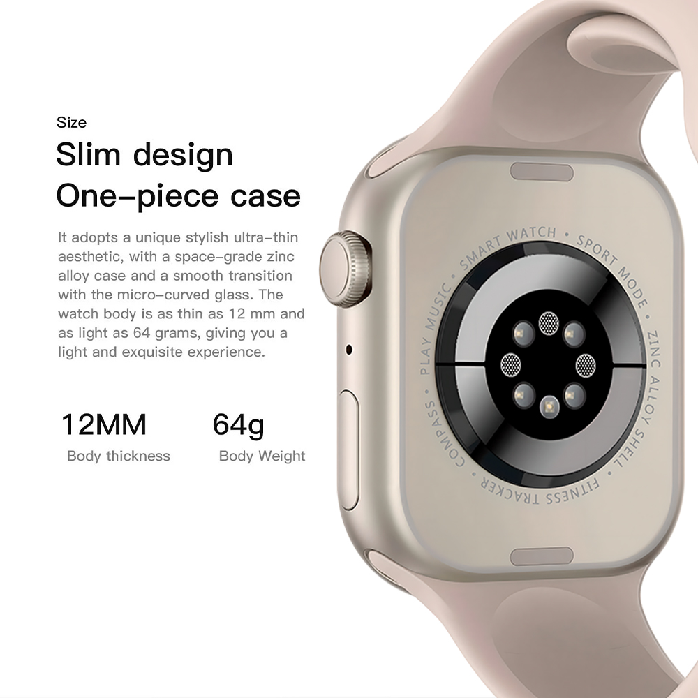 Relógio Smartwatch Peje Z164 Chamada BT Android/Ios Prata