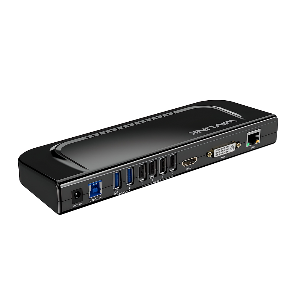 Docking Station Acoplamento Wavlink Dual Monitor 4K USB 3.0