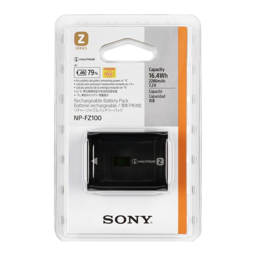 Bateria Sony NP-FZ100 2250mAh 7.2V para Câmeras Sony Alpha