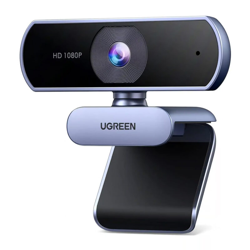 Webcam UGREEN 1080P Full HD 30FPS USB Microfone Duplo PC