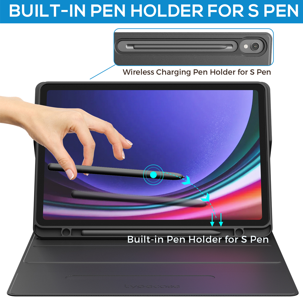 Capa Teclado Typecase para Galaxy Tab S9 / S9 FE 11 pol.