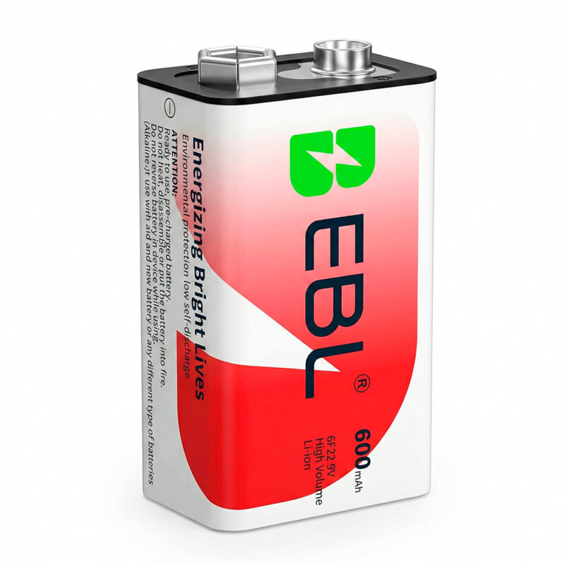 Bateria Recarregável EBL Lithium 600mAh Alta Capacidade