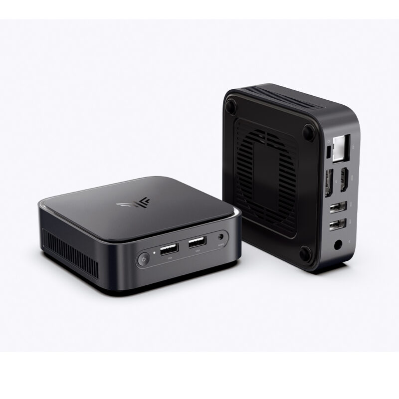Mini PC Kamrui AMD R3-3250C 8gb 256GB SSD Lan e Hdmi Cinza