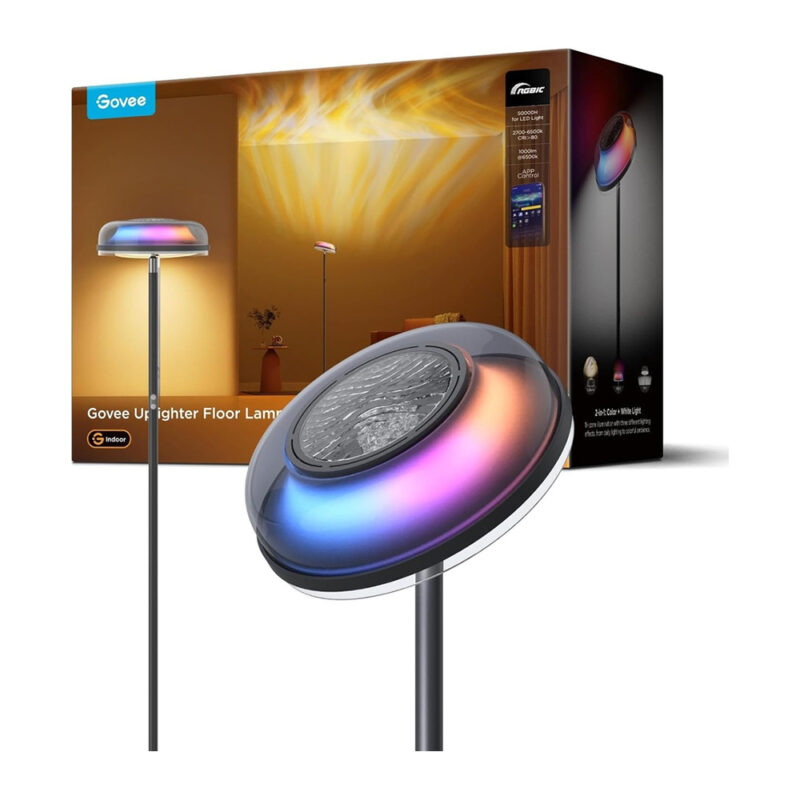 Luminária Chão Govee RGBIC Ripple 1000lm Matter Smart LED