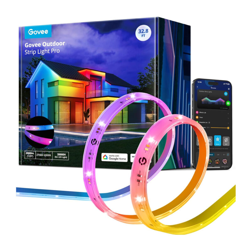 Fita de Led Govee Outdoor Pro 10M H70A1 Wifi App Rgbicww