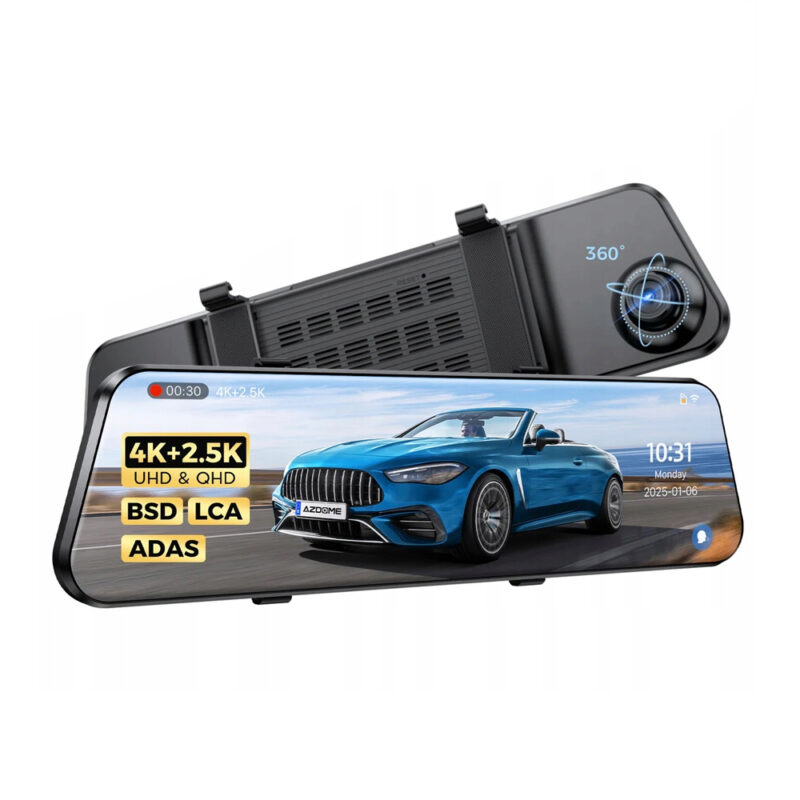Câmera Veicular Azdome PG17 4K+2.5K Dash Cam Carro ADAS BSD