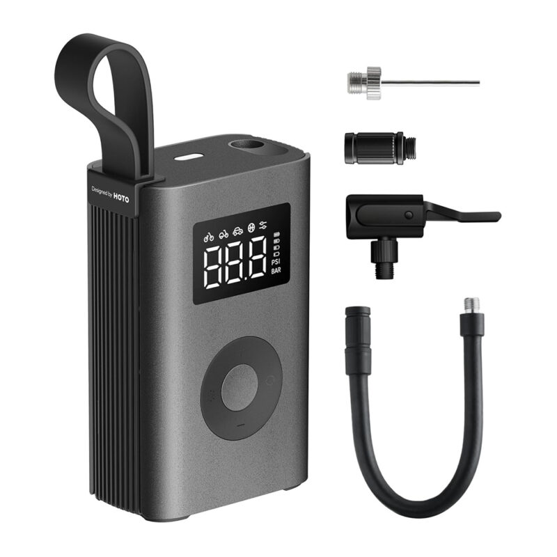Hoto Bomba De Ar Compressor Portátil Pneu Carro Bike Digital