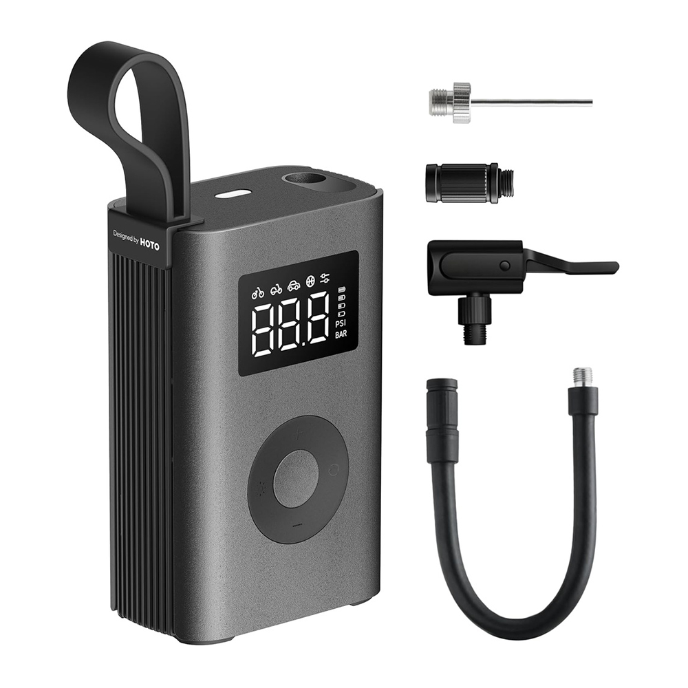 Hoto Bomba De Ar Compressor Portátil Pneu Carro Bike Digital