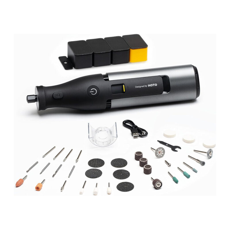 Ferramenta Rotativa Multiuso Hoto 12V Kit Pro Sem Fio Polir