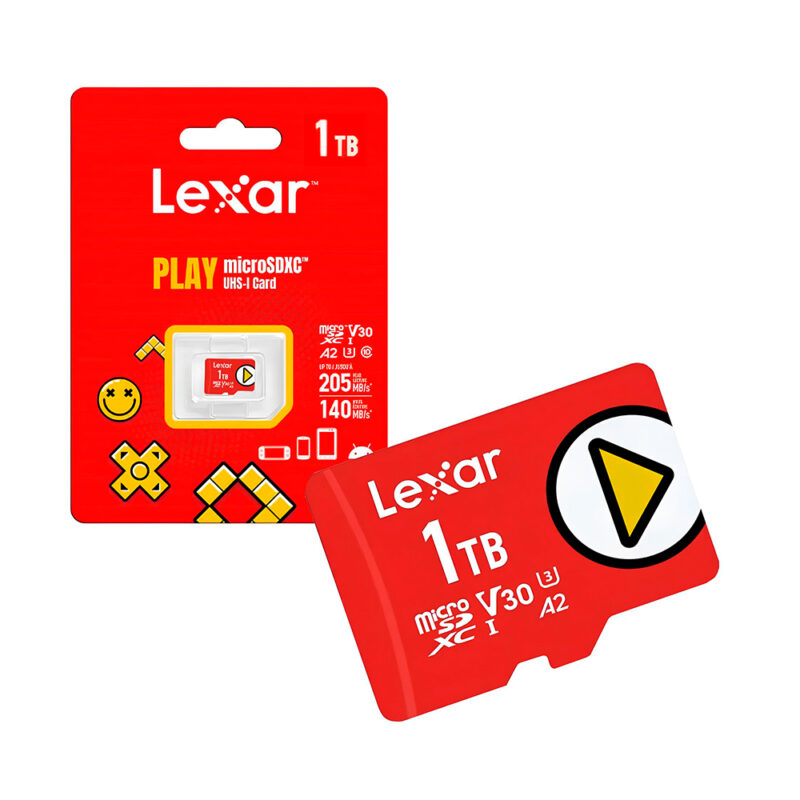 Cartão MicroSD 1TB Lexar Play 205MB/s para Nintendo Switch