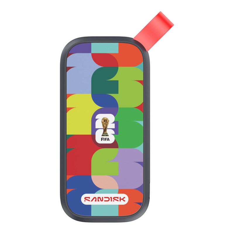 SSD Portátil SanDisk 1TB Edição Copa do Mundo FIFA 2026