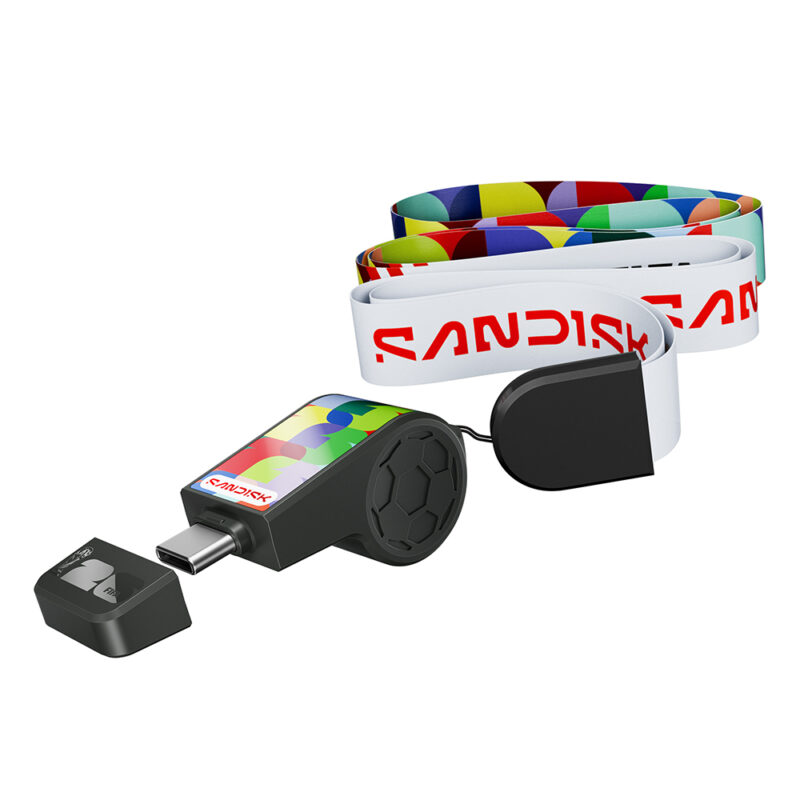 Pen Drive SanDisk 64GB USB-C Edição Copa do Mundo FIFA 2026
