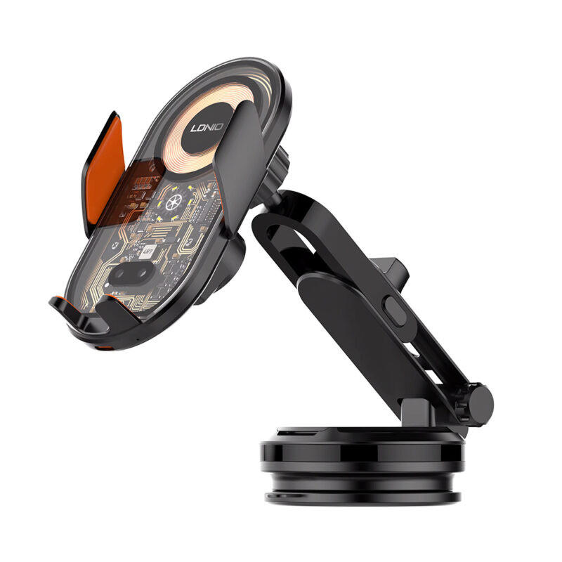 ldnio Suporte Carregador Veicular Sem Fio 15W Ventosa Carro