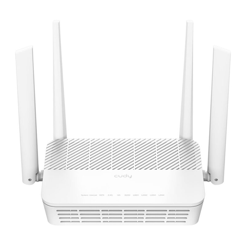 Roteador Mesh Wi-Fi 6 Cudy WR3000H Dual-Band Ax3000 Wan 2.5G