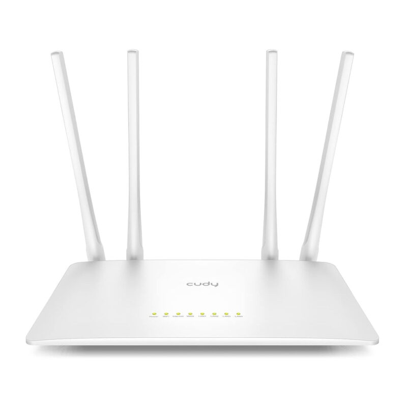 Roteador Wi-Fi Cudy AC1200 Dual Band 4 Antenas WR1200 Branco