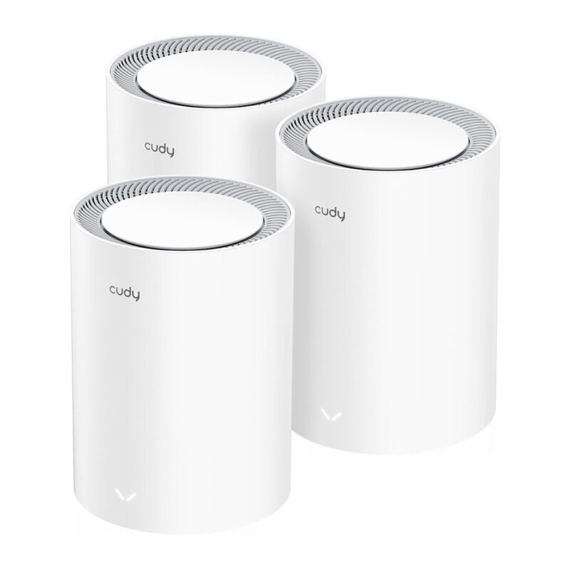 Roteador Mesh Cudy M3600 WiFi 7 BE3600 3 Pack Gigabit Branco