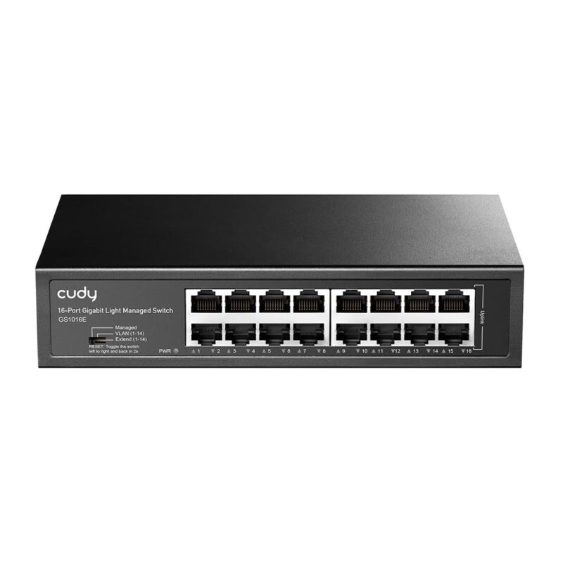 Switch Gigabit 16 Portas Gerenciável VLAN QoS STP GS1016E