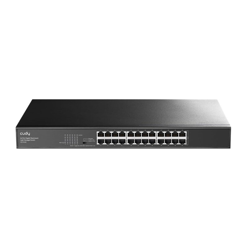 Switch Gigabit 24 Portas Gerenciável VLAN QoS STP GS1024E