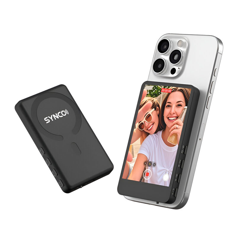 Monitor Selfie Synco XView M4 Touch Sem Fio 4 Pol p/Celular