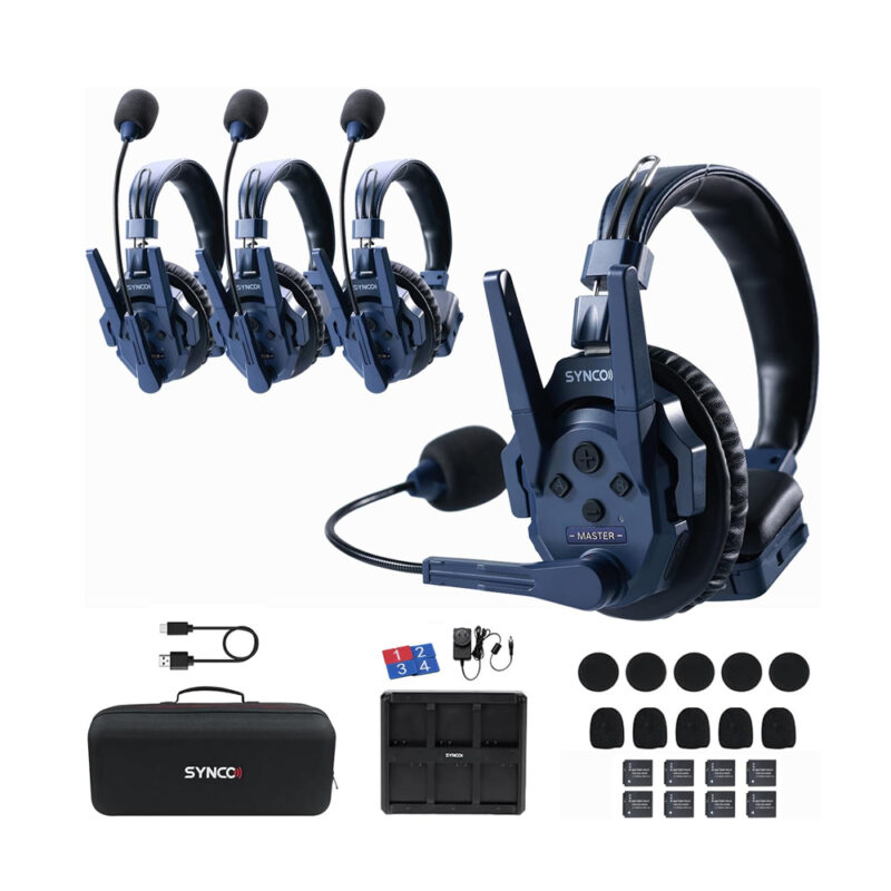Synco Full-Duplex 4-Person Intercom System (2.4 GHz) SYNCO Xtalk Master4