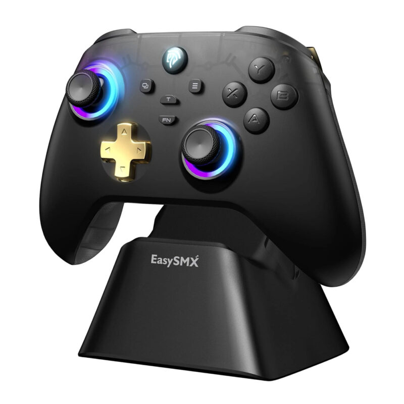 Controle EasySMX D05 Hall Effect com Base de Carregamento