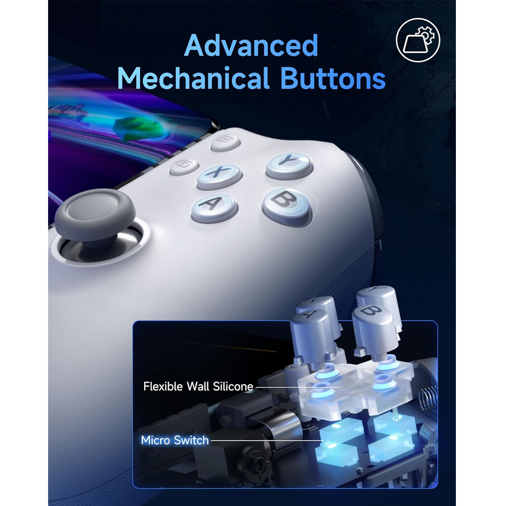 Controle Mobile EasySMX M15 Hall Effect Usb C Android Iphone