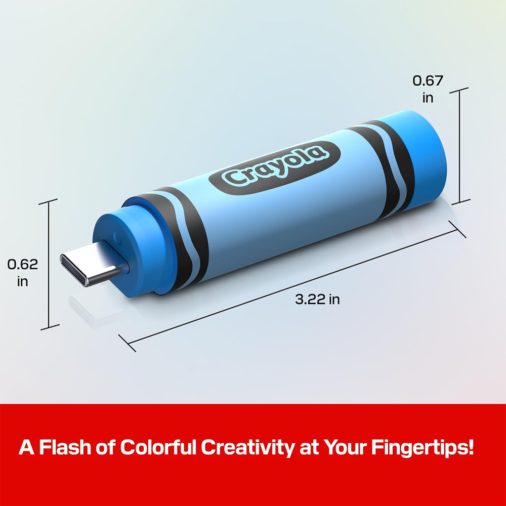 Pendrive Sandisk Crayola 256GB Usb-C 300MB/s Azul Cerulean