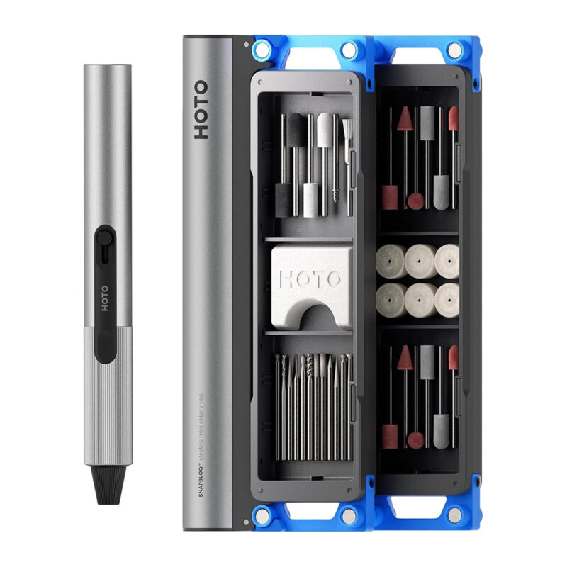 Hoto Mini Retífica Elétrica Sem Fio Kit 38pcs R-A04 Reparos