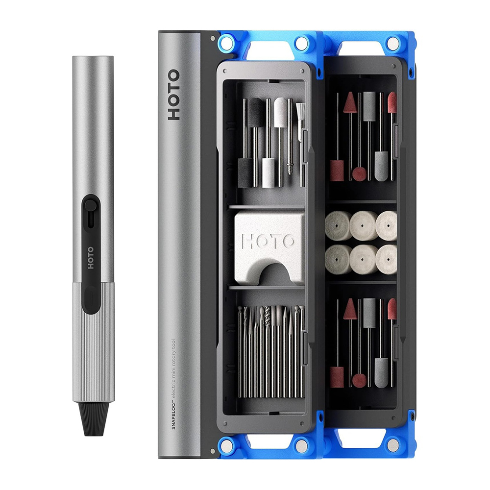 Hoto Mini Retífica Elétrica Sem Fio Kit 38pcs R-A04 Reparos