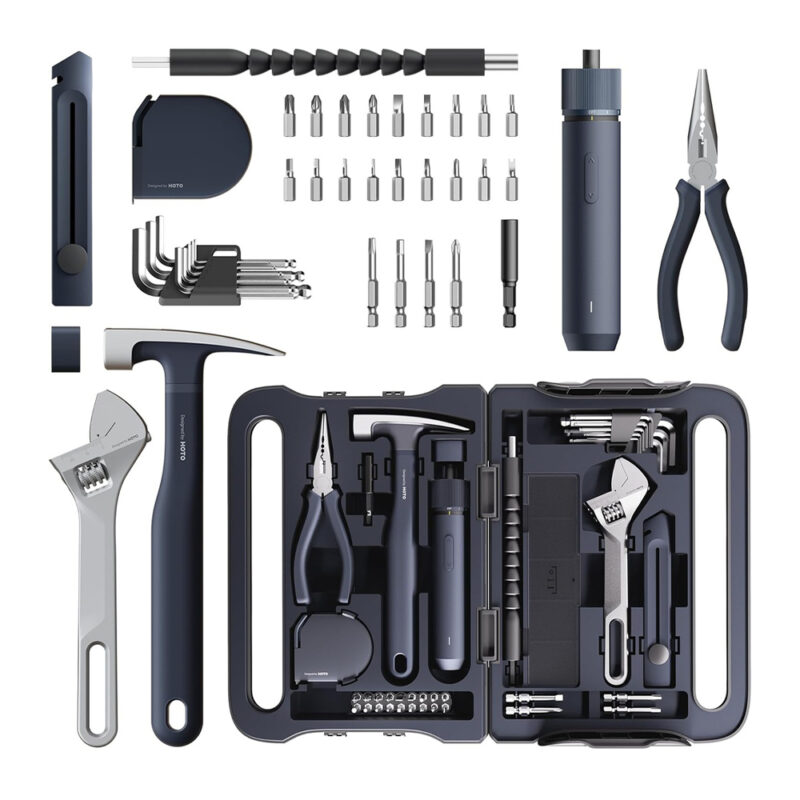 Kit Ferramentas Hoto 40pcs Com Parafusadeira Elétrica Sem Fio