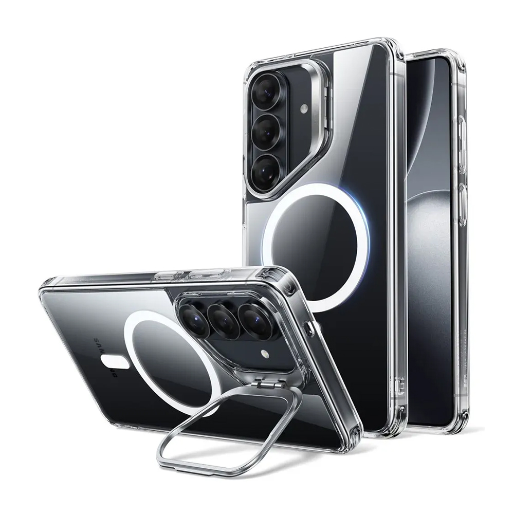 Capa ESR p/Galaxy S26 Stash Stand Anti Impacto Transparente